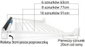 Suszarka balkonowa - Regulacja od 191cm do 211cm