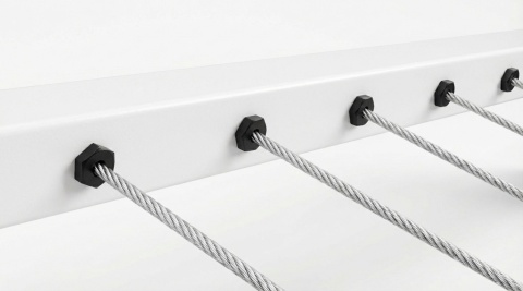 Suszarka za okno - Regulacja od 129cm do 149cm