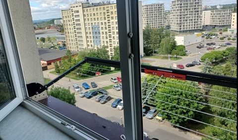 Suszarka za okno - Regulacja od 157cm do 177cm